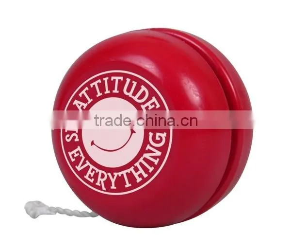 Red Wooden Yoyo, Customized Wooden Yoyo, Children Wooden Toys