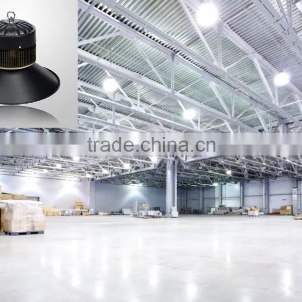Black Aluminum Industrial 100w High Bay LED Fixture for Supermarket and Retail photo-5