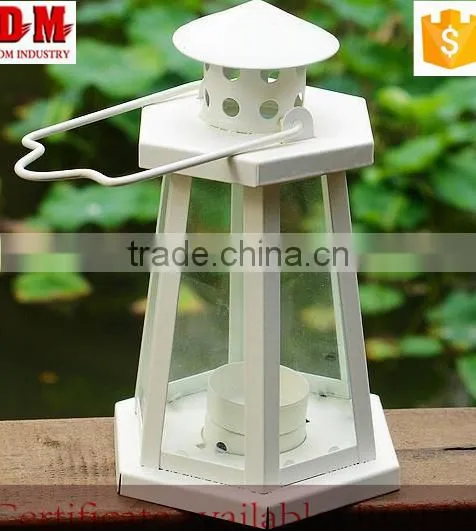 Durable Colorful Iron Home Decoration Hurricane Lamp