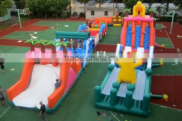 Commercial Huge Inflatable Courses/inflatable Adventure Time photo-2