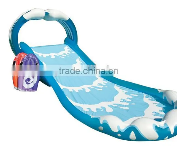 inflatable plastic water park giant slip and slide