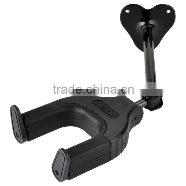 Auto Lock Long Wall Hanger Type Wooden Guitar Hanger photo-3