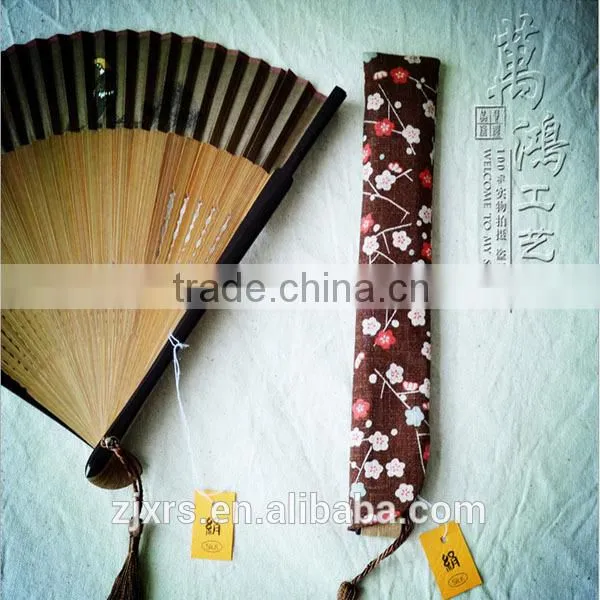 Paint High-grade Silk Wholesale Silk Folding Fan Zhushan Best Male Fan Folding Fan Chinese Wind WDF001 photo-3
