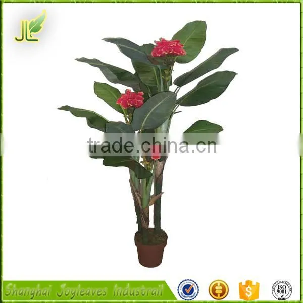 Factory Price Large Plastic Artificial Banana Tree for Hotel Decoration photo-4