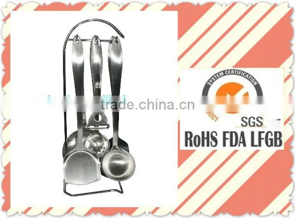 2015 Hot Sale Wholesale Colorful Nylon Kitchen Utensils Set Non-stick Pan FDA/LFGB/CE Eco-friendly and Food Garde