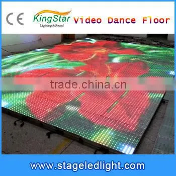 China LED Display Panel 50X50cm Video Dance Floor For Sale 3D Effect Stage Lighting Wedding Christmas Decorative Club Party photo-4
