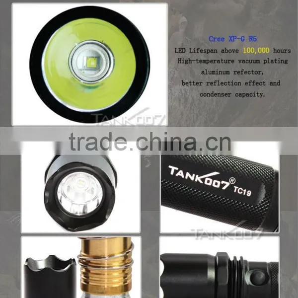 Aluminum Lamp Material Rechargeable Torch Light With 180 Lumens photo-5