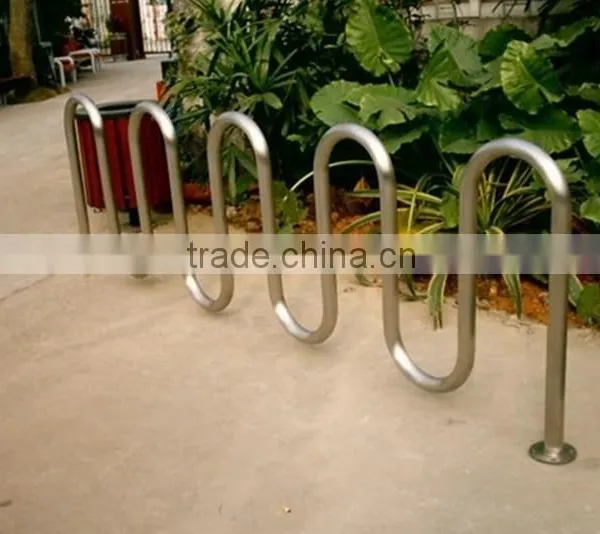Galvanized and Powder Coated Steel Bicycle Rack,bicycle Parking Rack photo-2