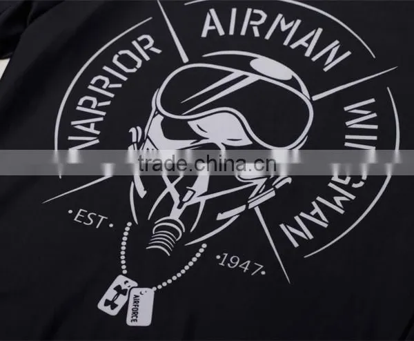 2016 Digital Printing Compression Running Shirt Breathable Quick Dry Polyester Spandex 3d t Shirt photo-6