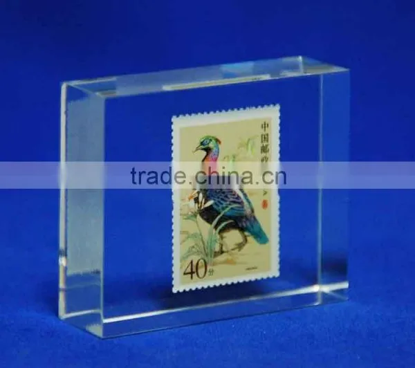 Clear Acrylic Stamp Block for Display photo-2