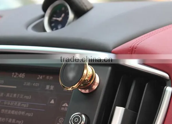 Factory Producing Luxury 360 Degree Rotating Magnetic Car Holder For Smart Phone photo-2