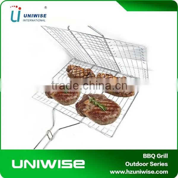 Non-stick BBQ Grilling Basket Charcoal Square BBQ Grill Gasket