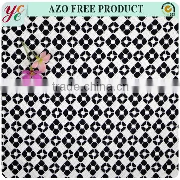 Popular Wholesale Dress Fabric African Chemical Lace Embroidery Fabric For Wedding Dress photo-2