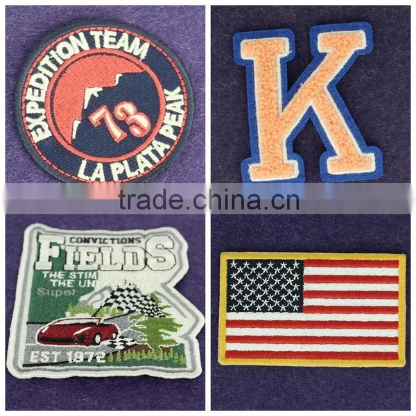 Wholesale Cheap Fashion Woven Embroidered Patches And Badges Custom Embroidery Patch photo-6