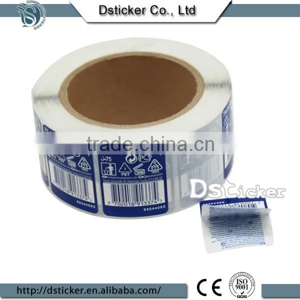 Double Side Printing Barcode Sticker photo-5