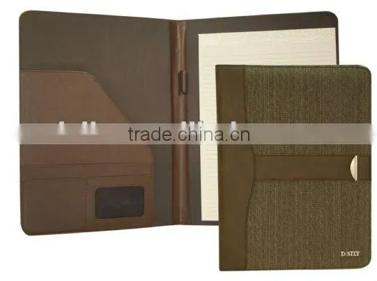 A4 brown color foldable paper folder