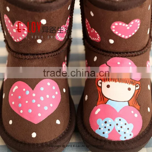 NO.U038CHot Sales High Quality and Cheap China Kids Snow Boots Cheap photo-5