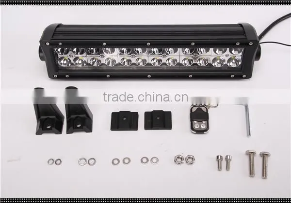 72W LED Light Bar Double Rows Led Light Bar Spot Flood Combo Beam for off Road Heavy Duty Truck photo-2