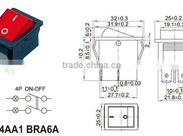 Mini Illuminated Rocker Switch,Hot Selling Rocker Switch/green Lighted Switch photo-2