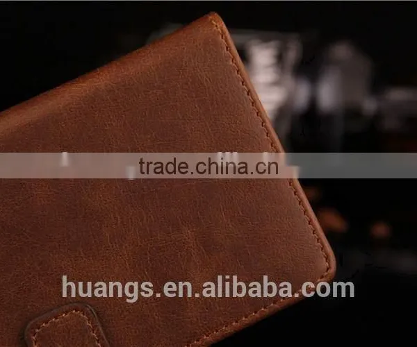 High Grade Anti-dirt Credit Card Purse Stander Leather Flip Case Cover for Sony Xperia Z3 photo-3