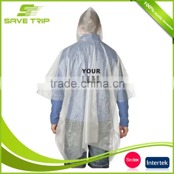 Cheap Clear Raincoat in Ball With Keychain photo-3