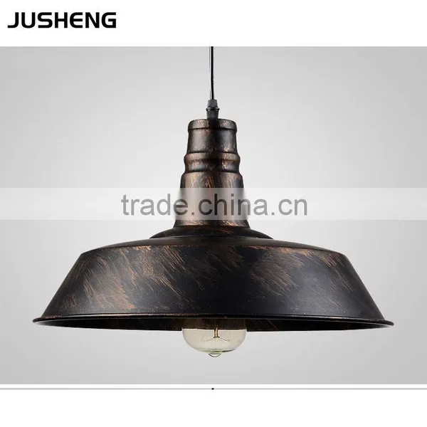 2016 Industrial Decoration White Pendant Lamp Hanging Lighting With Bulb photo-3