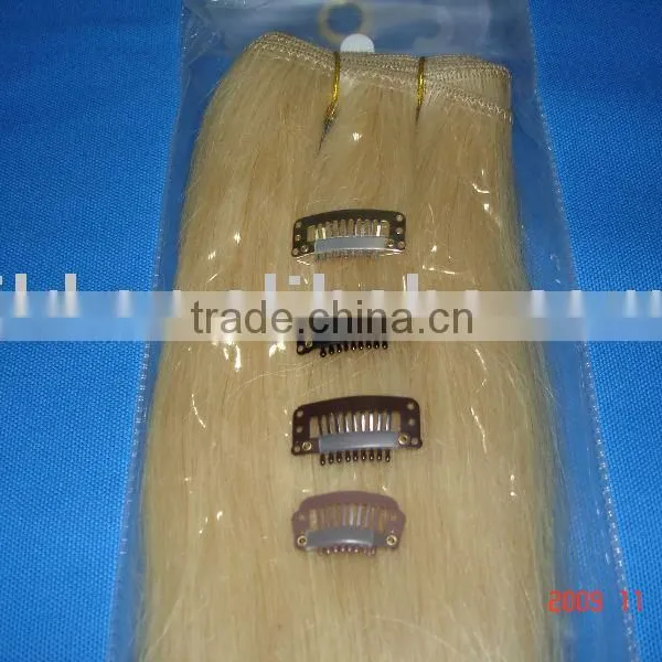 613# Human Hair Weaving / Wefted Hair / Weft Hair