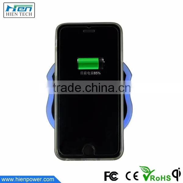 Patented Product CE Approved qi Wireless Induction Charger for Samsung Galaxy j5 photo-5