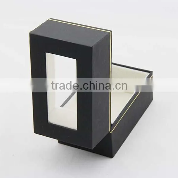 Low MOQ Cheap Professional Black Single Paper Watch Box photo-5