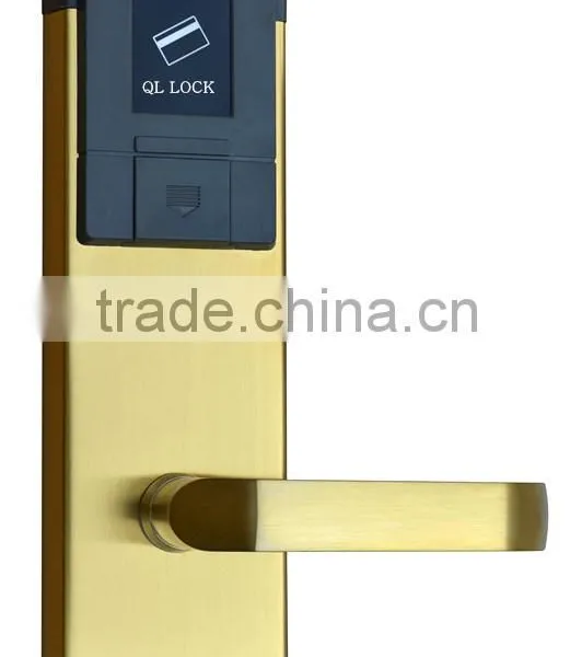 QL-T6 RFID Card Lock,Smart High Quality Hotel Lock With Free Best System