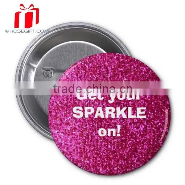Custom Company Logo Button Badge