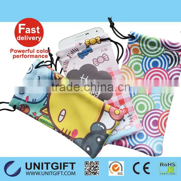 Microfiber Drawstring Lens Pouch for Jewelry Pouch photo-5