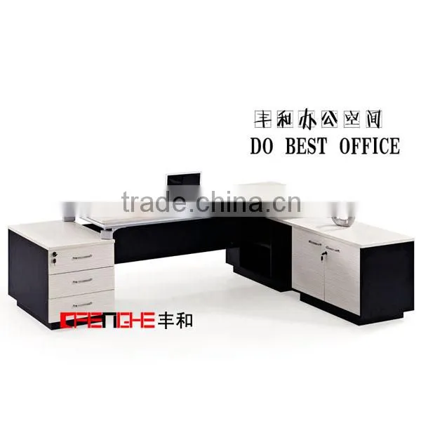 Office Furniture Wooden Office Computer Table With Drawer Design photo-2