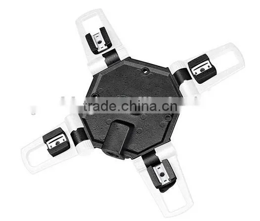 Factory Supply 4 in 1 Mount Adapter Speedlite Flash Umbrella Holder Light Stand Bracket photo-2