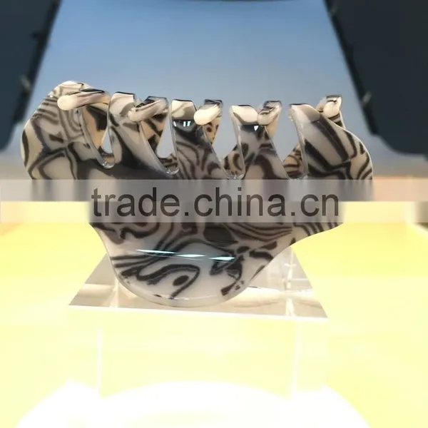 Express Suppliers for Hair Clamp Claw Clips Magic Geometry Tortoise Shell Middle Hair Claws Accessories for the Hair