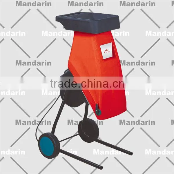 High range of 2400W electric garden shredder