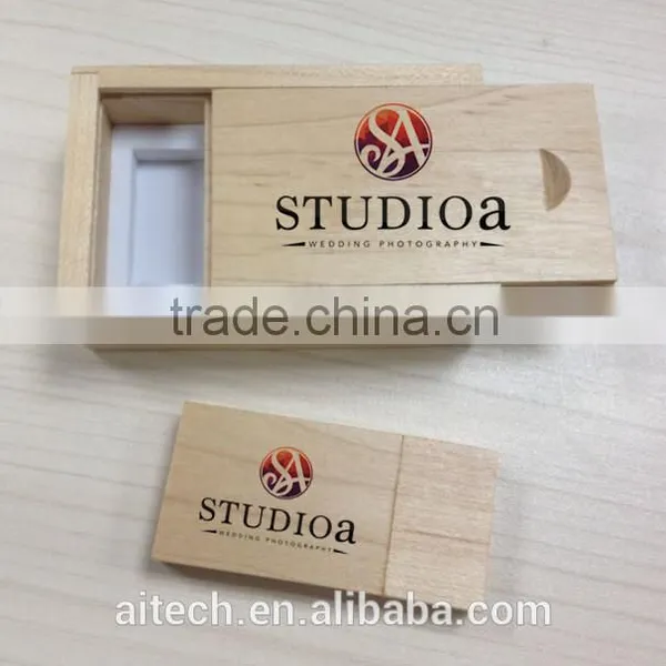 Customized Box and Wood USB Flash Drive 1GB 2GB 4GB 8GB 16GB 32GB photo-6