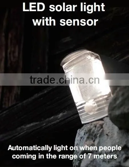 Solar Powered Sensor Light/Bright White LED Light/Super Bright Outdoor LED Sensor Light photo-5