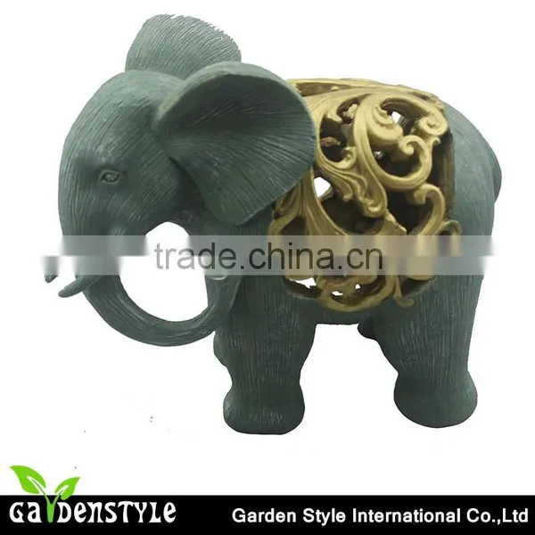 Rohs Led Lights Elephant Figurine Light , New Brand Name Led Light, Resin Material Led Light Product photo-2