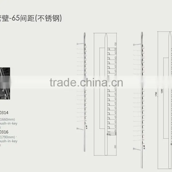 Sunglasses Display Rods;locking Eyeglasses Display Poles;stainless Steel Eyewear Display Bars photo-5