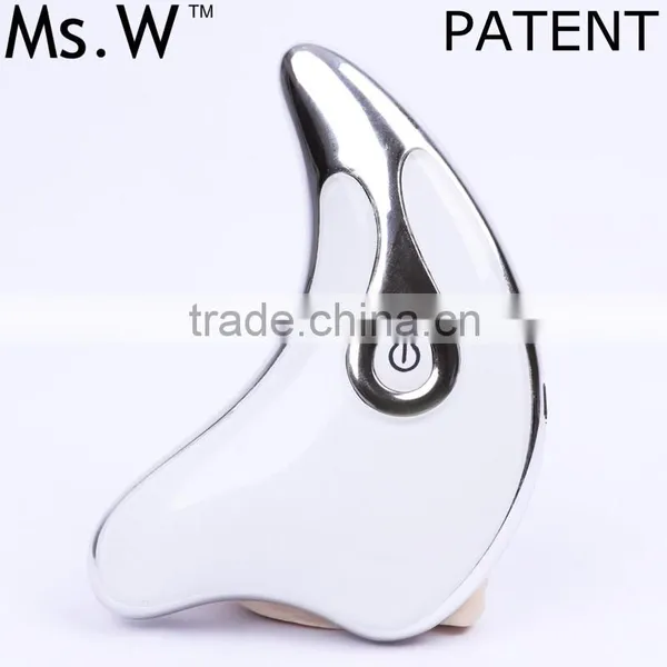 Ms.W Ionic Vibrating Facial Massager 45 Degree Temperature Warm Massage Build A Red And Moisturized Skin ST-F808 photo-2