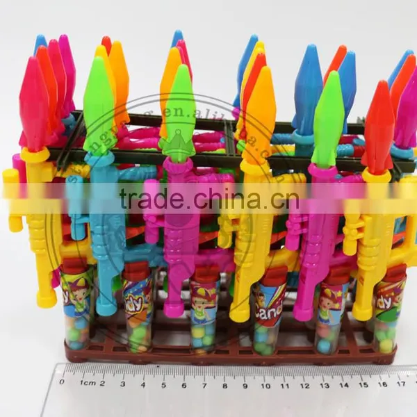 Plastic Missile Shoot Gun Toy With 2g Assorted Pressed Candy photo-3