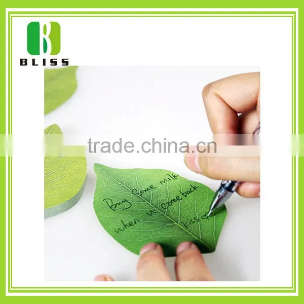 Hot Sale Custom Sticky Notes Leaf Shaped Sticky Notes Promotional Sticky Notes photo-2