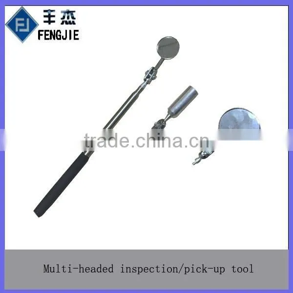 3-in-1 Telescopic Multi-headed Inspection Mirror/pick-up Tool photo-3