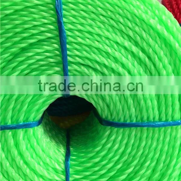 Colorful Braided 3 Or 4 Strand PP Polypropylene PE Rope Made In China photo-6