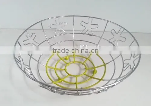 Powder Coating/Chrome Plating/PVC Coating Metal Fruit Busket photo-5