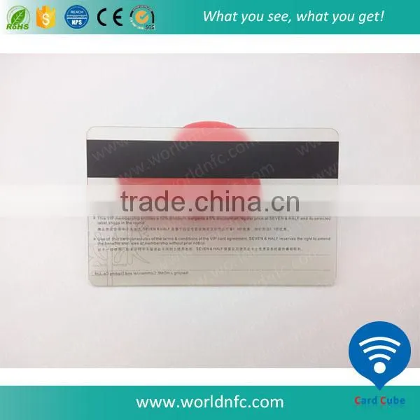 Plastic Transparent PVC Business Card Material photo-2
