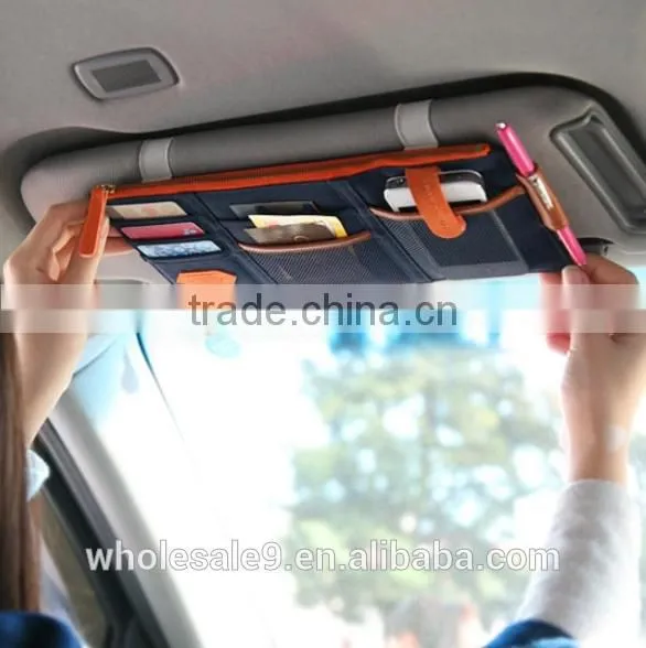 Auto Car Sun Visor Storage Bag Auto Storage Multi-function Tools Organizer Bag