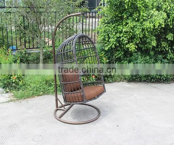 Patio Furniture Aluminum Frame Reclining Hanging Chair photo-2