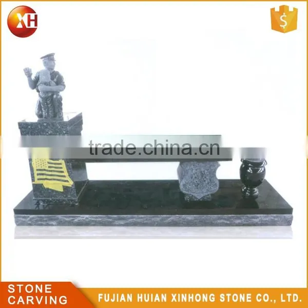 Hot Selling Natural Stone Simple Tombstone photo-2